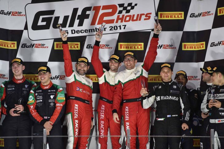 aBU dABI podio gulf 12 ore