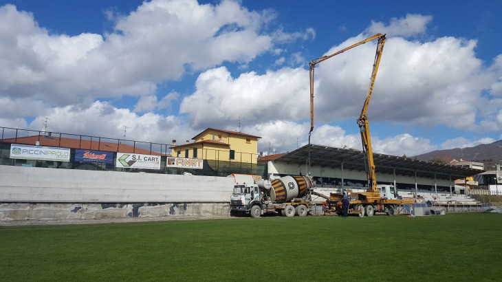 Sansepolcro Buitoni lavori tribuna 09-03 bis