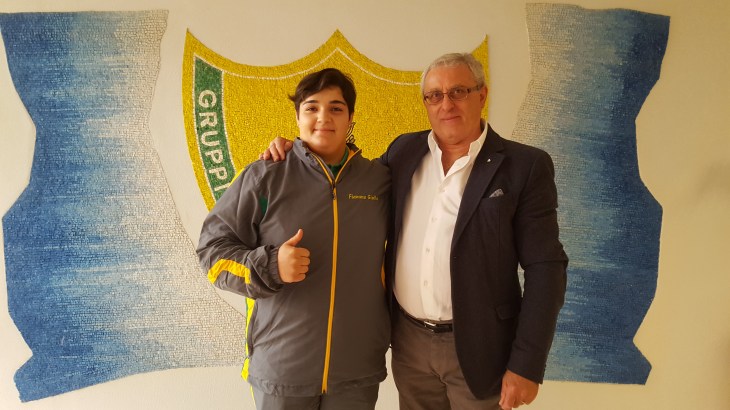 Judo Calagreti Annalisa con il Tecnico Mariotti