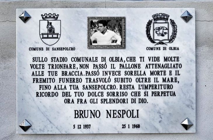 Targa Bruno Nespoli proposta