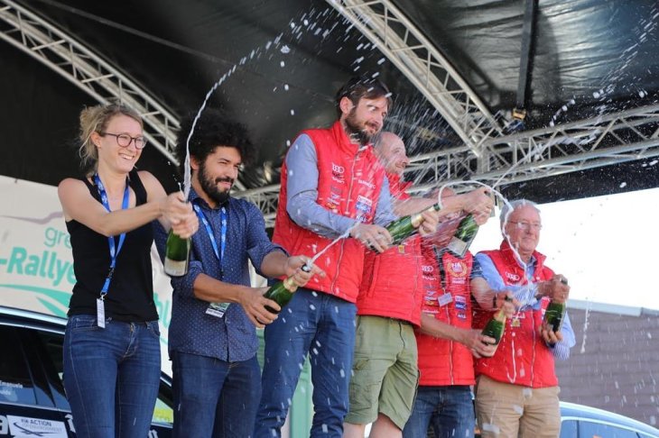 il podio dell'E-Rallye du Chablais (002)