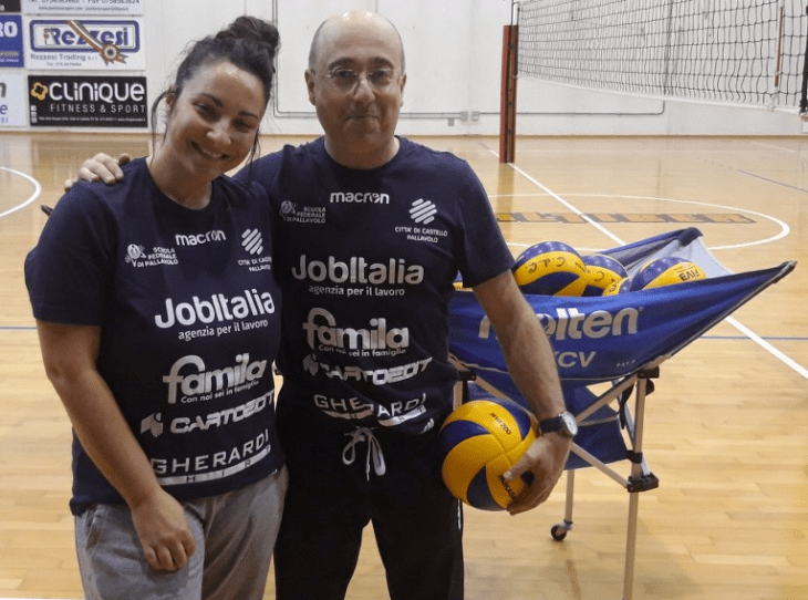 Chiara Caterino e Enrico Brizzi Cdc Pallavolo