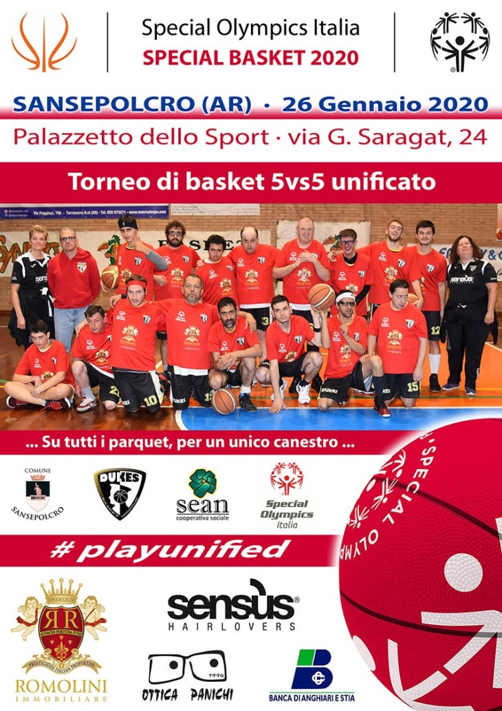 Torneo Special Olympics 26 gennaio 2020