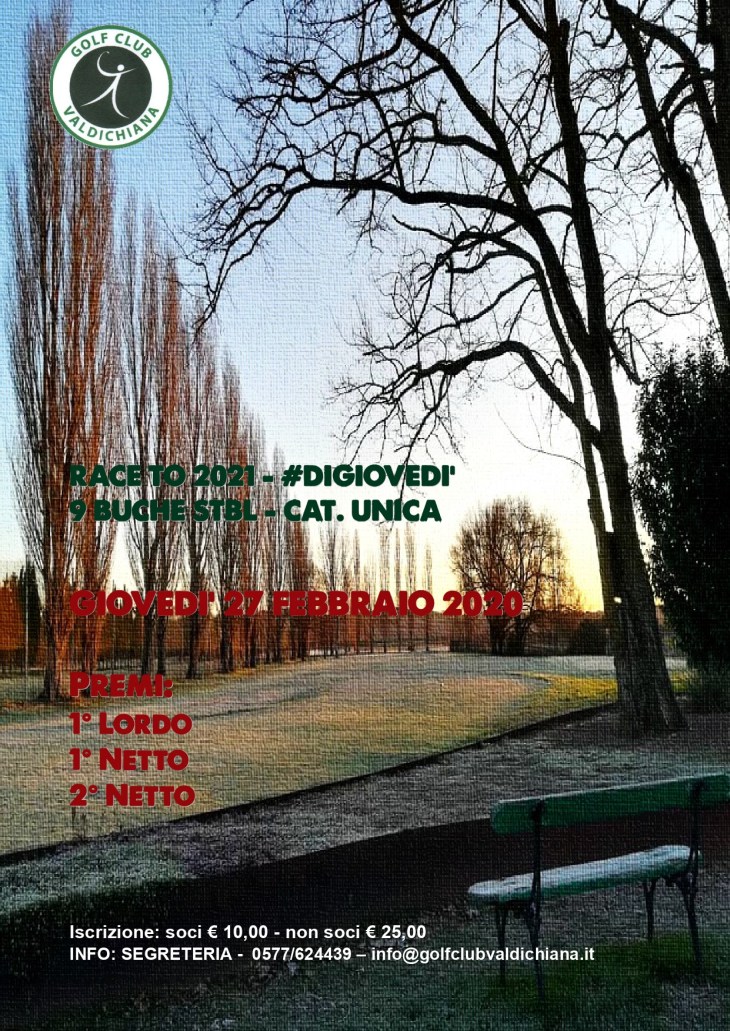 DIGIOVEDI 27-02-20 Valdichiana