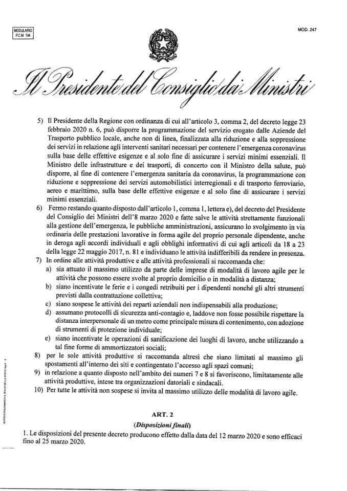 Presidente del Consiglio 1